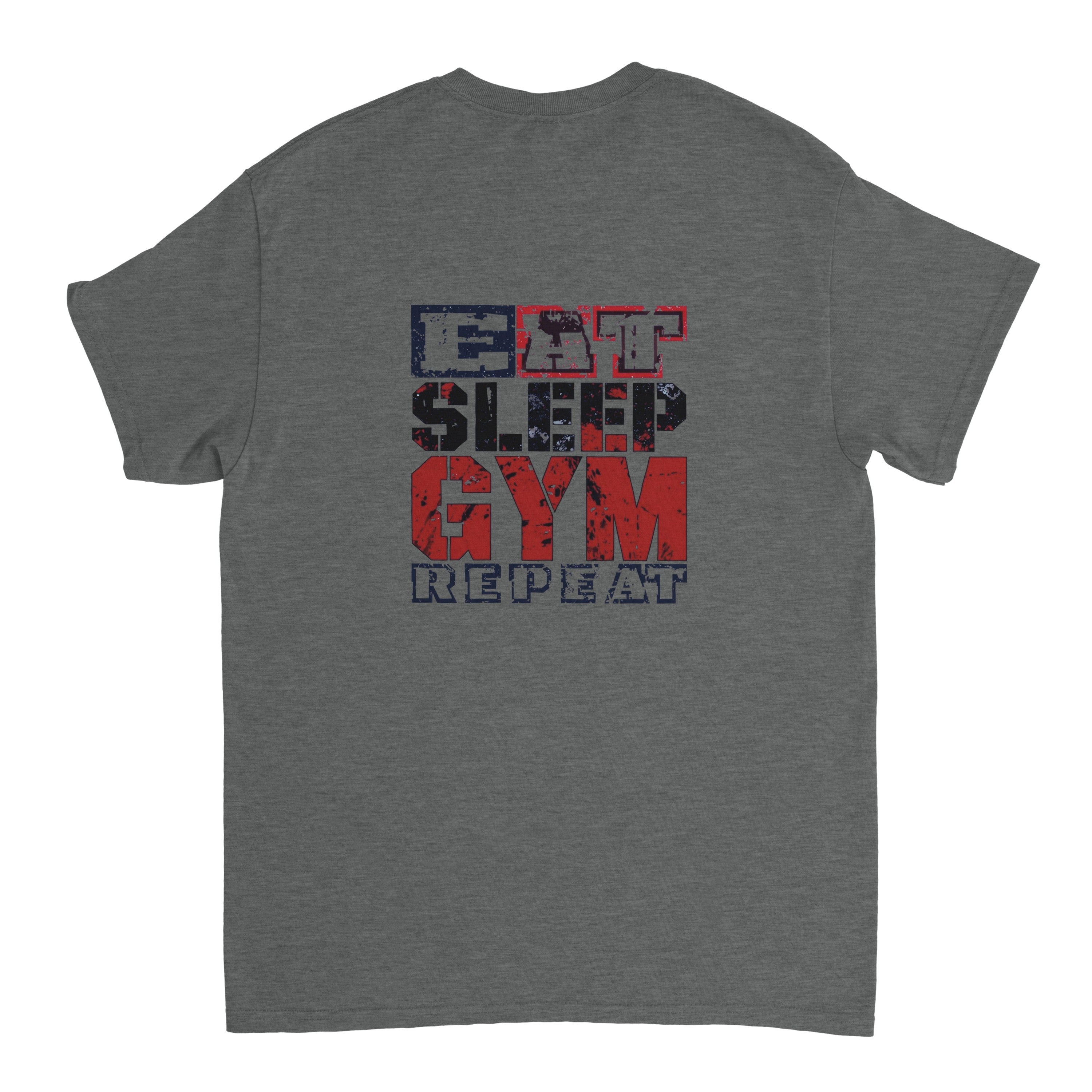 Camiseta Streetwear "Eat Sleep Gym Repeat"
